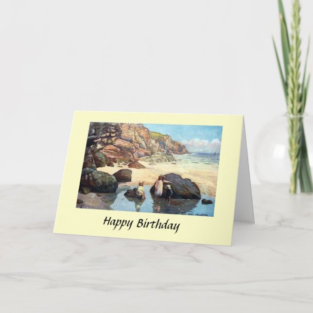Cartão Birthday Card - Housel Bay, Cornwall (Frente)