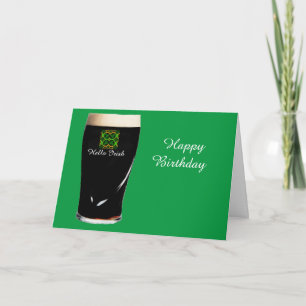 Cartão Birthday Card Irish