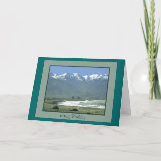 Cartão Birthday Card - Kaikoura Oceanside, New Zealand