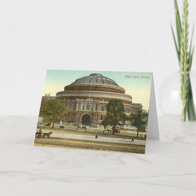 Cartão Birthday Card, London, Royal Albert Hall (Frente)