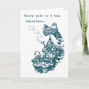 Cartão Birthday Card - Lunch Time