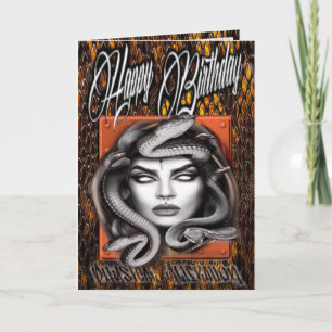 Cartão Birthday card medusa