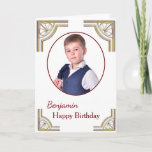 Cartão Birthday Card Photo Custom<br><div class="desc">Birthday Card Photo Custom is a card that you can recreate for yourself. Leave or replace the photograph with yours on the cover and replace the words on the cover and inside. Enjoy</div>