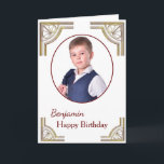 Cartão Birthday Card Photo Custom<br><div class="desc">Birthday Card Photo Custom is a card that you can recreate for yourself. Leave or replace the photograph with yours on the cover and replace the words on the cover and inside. Enjoy</div>