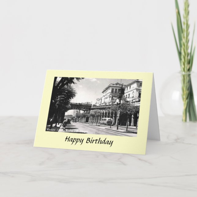 Cartão Birthday Card - Porto Alegre, Brazil (Frente)