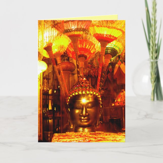 Cartão Birthday Card | Shopping for Buddha | Ubud Bali (Frente)