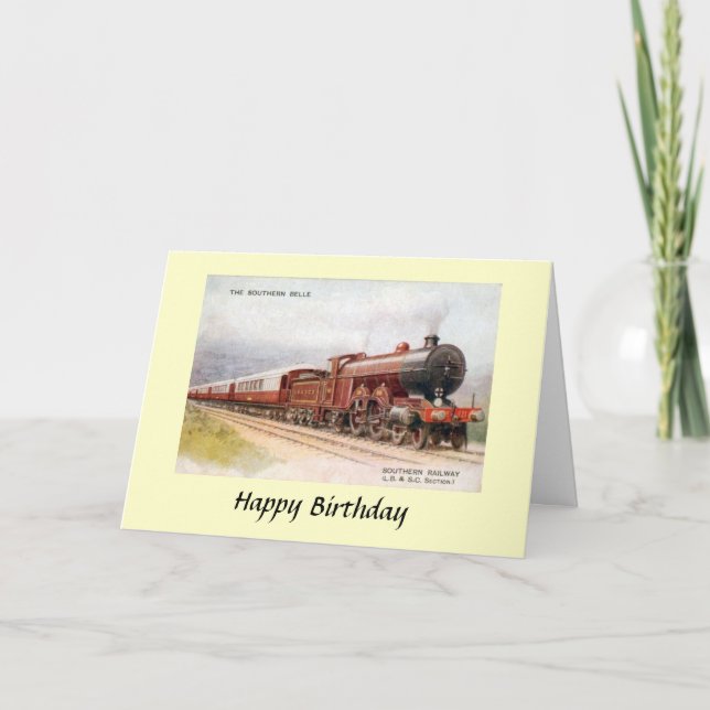 Cartão Birthday Card - The Southern Belle (Frente)