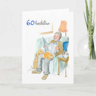 Cartão Birthday Card to Personalize: Welsh Greeting