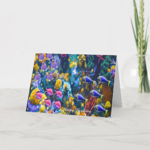 Cartão Birthday Card Tropical Fish