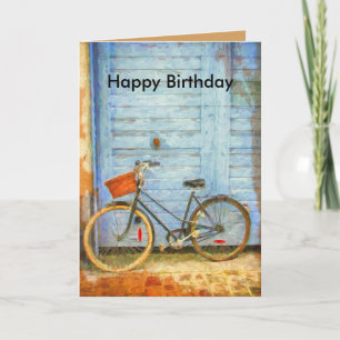 Cartão Birthday Card with Bicycle