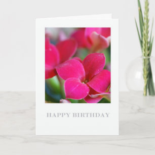 Cartão Birthday Card With Flowers