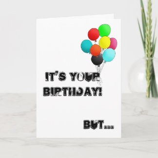 Cartão birthday card with honey badger