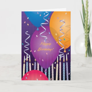 Cartão Birthday Cards