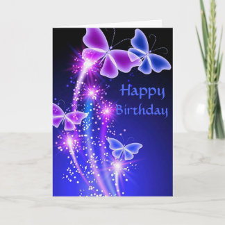 Cartão Birthday Cards: Butterfly Kisses