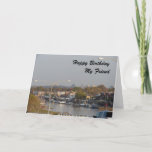 Cartão Birthday cards for a friend<br><div class="desc">photography of Howard Beach</div>