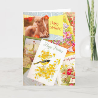 Cartão Birthday cards mix