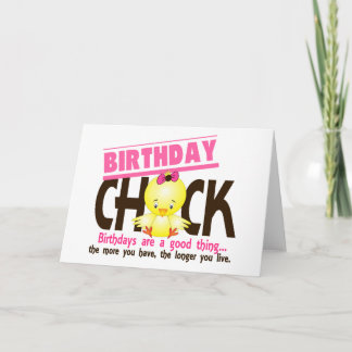 Cartão Birthday Chick 4