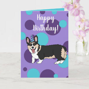 Cartão Birthday Corgi