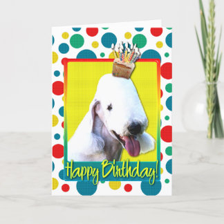 Cartão Birthday Cupcake - Bedlington