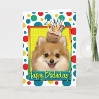 Birthday Cupcake - Pomeranian