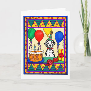 CARTÃO BIRTHDAY DALMATIAN