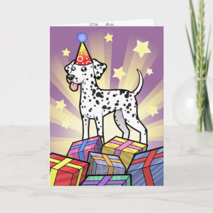 Cartão Birthday Dalmatian