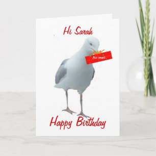 Cartão Birthday Day Card Seagull