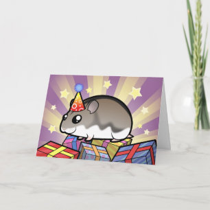 Cartão Birthday Dwarf Hamster