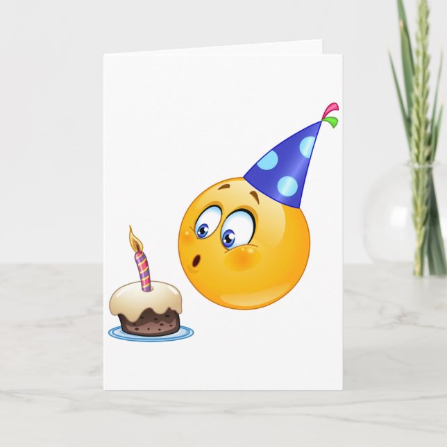 Cartão birthday emoji (Frente)