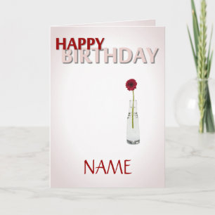 Cartão Birthday Flower