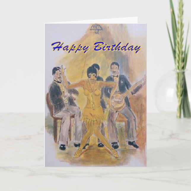 Cartão Birthday G Card Roaring Twties (Frente)