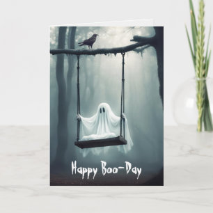 Cartão Birthday Ghost e Raven