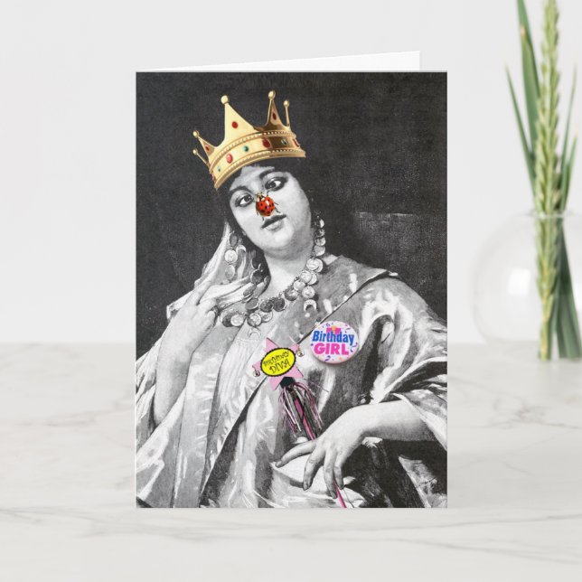 Cartão Birthday Girl (Frente)