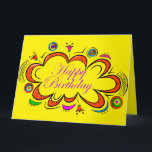 Cartão Birthday Girl<br><div class="desc">Feliz Aniversário design para Ela</div>