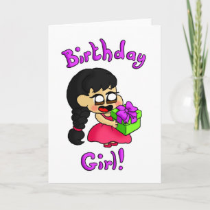 Cartão Birthday Girl