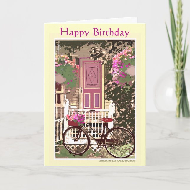 Cartão Birthday Greeting Card (Frente)
