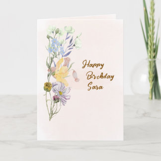 Cartão Birthday Greetings Card 
