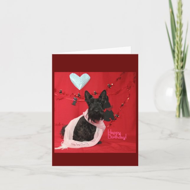Cartão Birthday Heart Greeting Card (Frente)