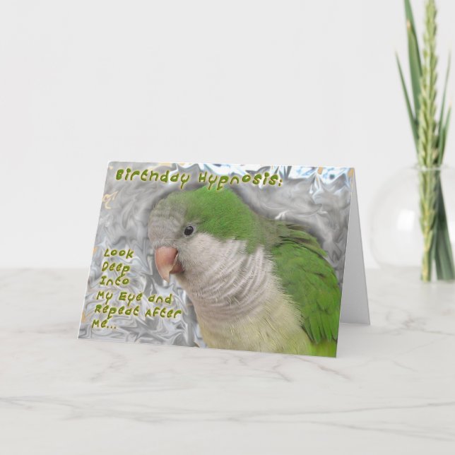 Cartão Birthday Hypnosis (Frente)