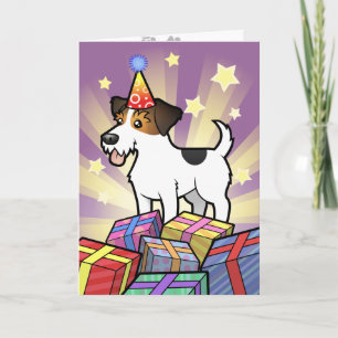 Cartão Birthday Jack Russell Terrier