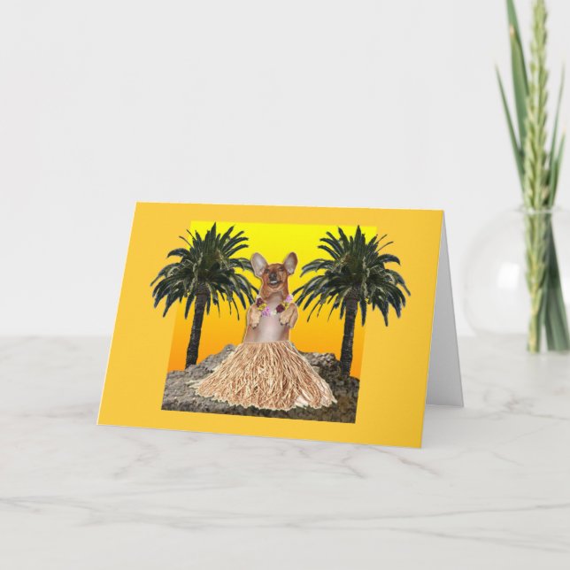 Cartão Birthday Leis Card (Frente)