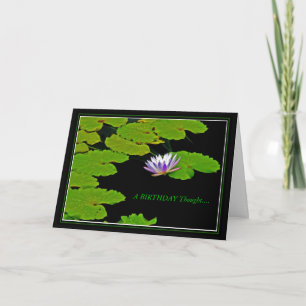 Cartão BIRTHDAY Lily Pad