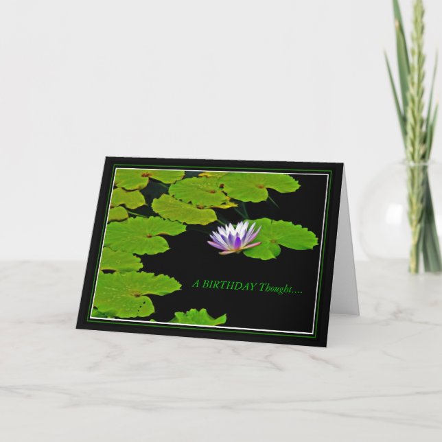 Cartão BIRTHDAY Lily Pad (Frente)