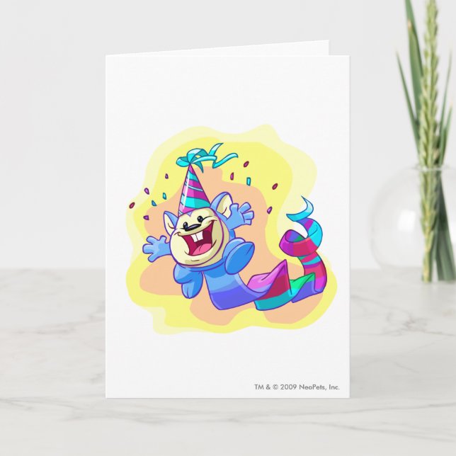 Cartão Birthday Meerca (Frente)