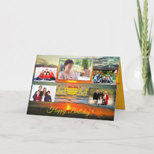 Cartão Birthday Mom 1738 Collage Greeting Card