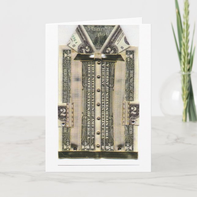 Cartão birthday money card (Frente)