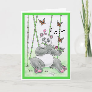 Cartão Birthday Panda Bear