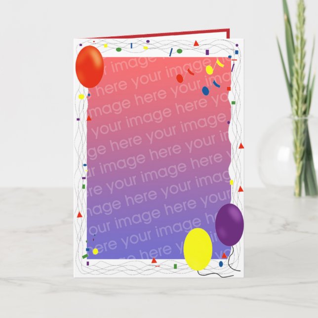 Cartão birthday photo card (Frente)