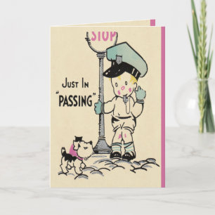 Cartão Birthday Police Card