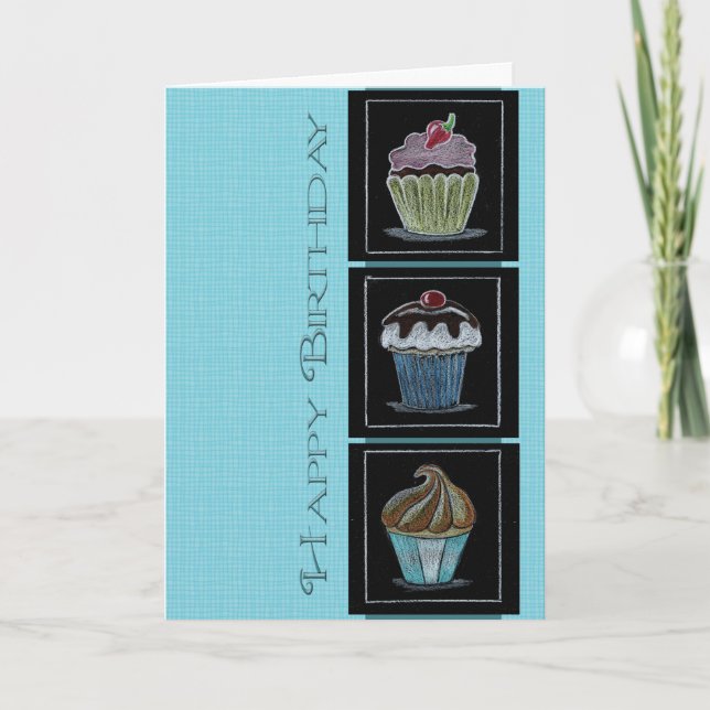 Cartão Birthday Sweets Notecard (Frente)